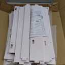 3-Tier Bathroom Ladder Shelf Freestanding, White Floor Shelves Open Shelving Unit, Small Bookshelf Nightstand for Home Study Laundry Room (11.8" D x 15.7" W x 27.6" H)