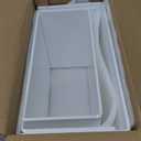 Extra Large Acrylic Display Risers Clear Acrylic Shelf Riser Display Stands Thick Rectangular for Collectibles Figures