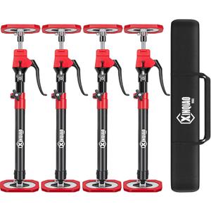 XINQIAO Cabinet Jacks for Installing Cabinets, Heavy Duty Third Hand Tools Adjustable Support Pole from 18.5 IN to 29.5 IN, 4 PCS