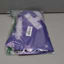 Happy 11th Birthday Decorations for Girls, Purple Fabric Banner Backdrop for 11 Year Old Birthday Party, Yard Sign Style Door Decor, Photo Backdrop for Indoor or Outdoor Use PHXEY