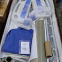 Hospital Bed Electric 2 Function, 5-Inch Locking Casters for Home Hospital Use, 530LBS Loading, with IV Pole, Bed Tray and Mattress