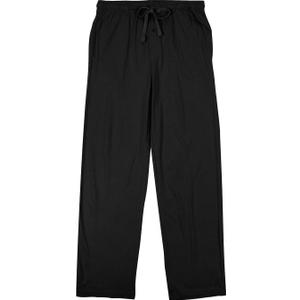 Bioworld Cotton-Blend Pajama Pants – Soft Brushed Flannel Feel Sleep & Lounge Pants with Pockets & Elastic Waistband – Solid Black, Size 11-12Y