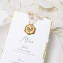 UNIQOOO Wax Seal Stickers - (3 Designs in 1 Pack) Wedding Invitation Envelope Seal Stickers, 60 Pcs Self-Adhesive Stickers, Perfect for Invitation, Christmas, Gift Wrapping (Anti Gold) (Magnolia & Eucalyptus & Olive Branch, Antique Gold)