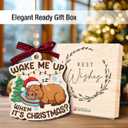 Capybara Christmas Ornament 2025 - Funny Animal Ornaments for Tree Decor, Unique Animal Lover Gifts, Capybara Ornament for Women Men, Funny Gifts for Friends Neighbors Boys and Girls