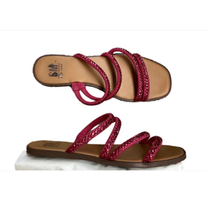 Sandals Flats By Steve Madden In Pink, Size 9