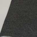 Outdoor Runner Rug 2 Ft x 8 Ft for Hallway with TPR Backing, Black Fine Stripes Non-Slip Indoor Runner Rugs Suitable for Balcony, Kitchen, Patio, Garage, Deck, Stair and Entryway Areas