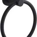 BGL 304 Stainless Steel Towel Ring Hanging Round Simple Black Towel Circular Holder