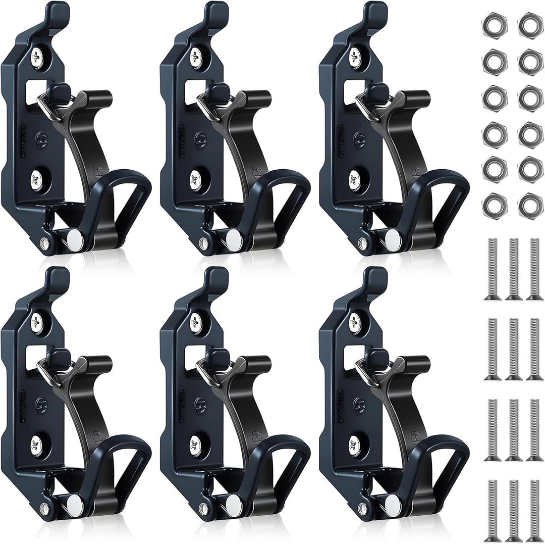 6 Pcs Shovel Holder for Truck, Metal Shovel Mounts for Roof Rack, Quick Release Axe Holder Mount Kit for Boats, Military Equipment, Axe, Wall Mounting Brackets