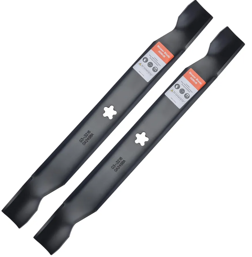 138971 42 Inch Mower Blades for Craftsman LT1000 LT2000 T110 YT3000 532138971 Poulan Pro 42" Deck Riding Mower Lawn Tractor (5 Point Star)