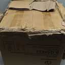 Famiware Dinnerware Sets for 8, Ocean Square 24-Piece Kitchen Plates and Bowls Sets, Microwave and Dishwasher Safe, Scratch Resistant, Matte Black