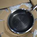 COOKER KING Stainless Steel Pans Set of 3 (8+10+12 Inch), Nonstick Frying Pans, Induction Pan Set, Chef's Pan, Skillets Dishwasher & Oven Safe, Stay-Cool Handles, Compatible with All Cooktops