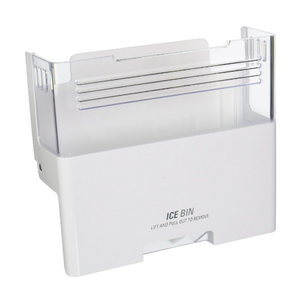 LG AKC73249303 Genuine OEM Ice Bucket Assembly (White) for LG Refrigerators