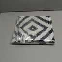 Pack of 4 Waterproof Outdoor Indoor Throw Pillow Covers 18x18 Boho Black White Pillowcases Double Sided Farmhouse Cushion Covers for Garden Patio Balcony Sofa Couch, 45X45 cm