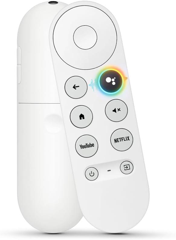 Voice Replacement for Google-Chromecast-Remote, G9N9N for Chromecast with Google TV Remote, for Google TV Streamer (Only for Snow Chromecast Google)