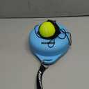 Hikeen Premium Tennis Trainer Rebound with Metal Base,Portable Solo Tennis Trainer Set with 3 Highly Elastic String Balls,Tennis Practice Equipment for Adult Kids and Beginners