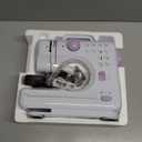 Portable Sewing Machine for Beginners, Mini Electric Sewing Machine with 12 Stitches 2 Speeds Foot Pedal, Dual Power Small Handheld Sewing Machine for Home Travel Easy to Use Purple Maquina de Coser