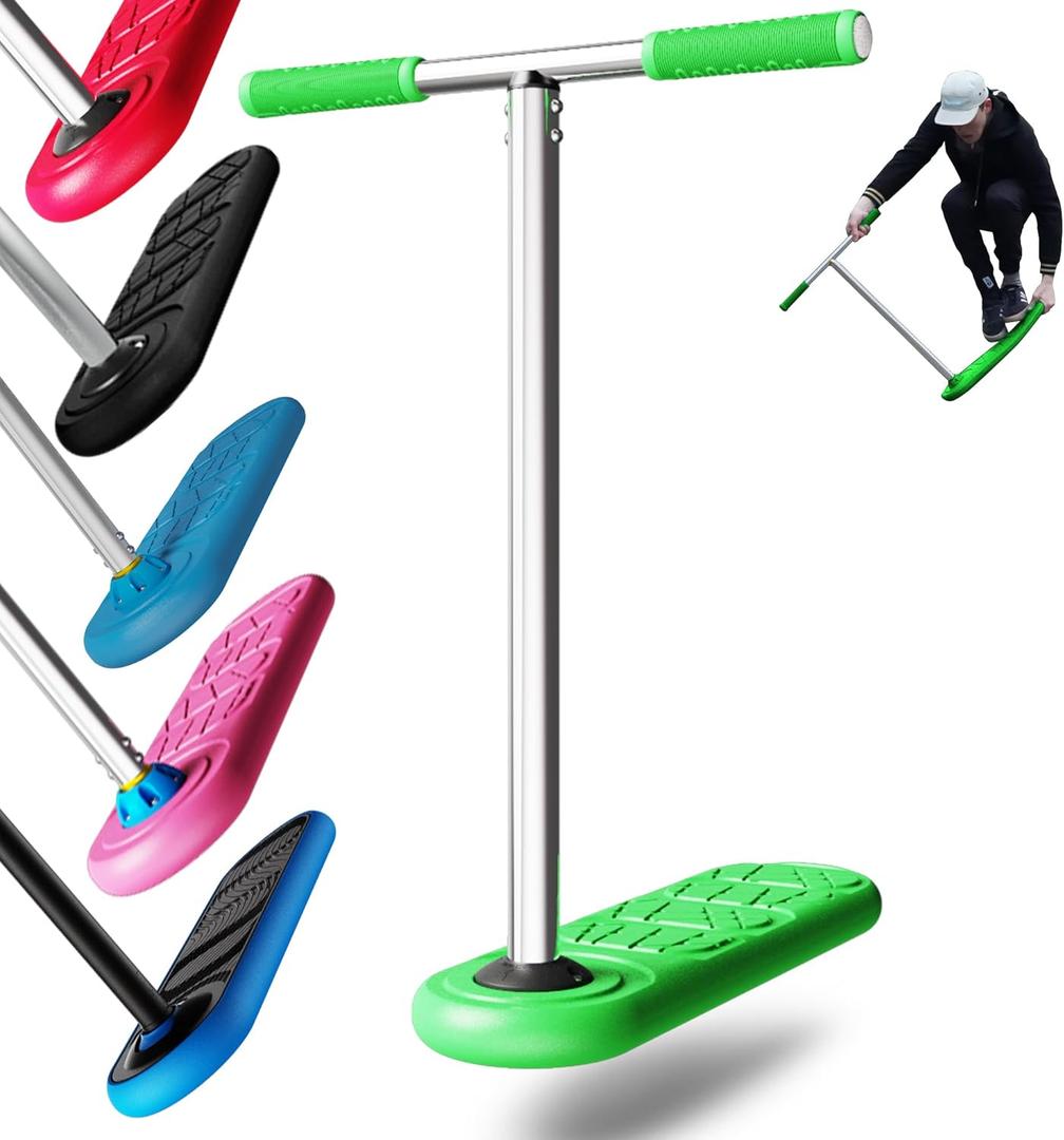 The Indo Trick Scooter - Stunt Scooter for Teens, Kids and Adults - Trampoline Scooter to Practice Pro Scooter Tricks - Indoors and Outdoors Scooter - Professionals and Beginners