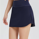 baleaf Women's Pleated Tennis Skirt Golf Skorts for Woman High Waisted Lightweight Athletic Shorts Pockets L, Navy
