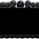 CUXVA Acrylic Evening Clutch Bag for Women Glitter Marble Purse Handbag for Wedding Party Prom (Black)