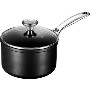 Le Creuset Toughened Nonstick PRO Saucepan With Glass Lid, 2 qt.