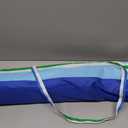 6.5 Ft Adjustable Beach Umbrella with Sand Anchor, Easy Push Button Tilt and, Carry Bag, Striped Color