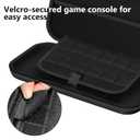 Carrying Case for Nintendo Switch 2 Accessories, Hard Shell Travel Protective Storage Holder Compatible with Switch 2 Console, Holds Charger, Cables & 12 Game Cards, with Screen Protector & Thumb Grips