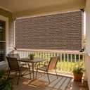 90% Shade Cloth Sun Shade Fabric Privacy Screen Shade Cover for Patio Garden Pergola Shade Cover Canopy with Gromments, 6 x 8 FT, Mocha