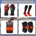 8.4V Charger for Heated Glove 7.4V Li-Polymer Battery Compatible with Savior Snow Deer Sun Will Heated Gloves, Heated Vest,Heated Socks Battery Charger