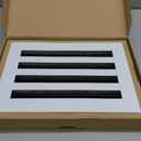 FA-STAR Clean Modern AC Vent Cover 12 x 8 (Duct Opening Cutout) - Decorative White Air Vent - Standard Linear Slot Diffuser - Register Grille for Ceiling, Walls & Floors - All Aluminium