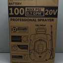 Battery Powered Backpack Sprayer for DEWALT 20V Max Battery