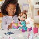 Baby Alive Time for School Baby Doll Set, 12 Inch, Back to School Toys for Girls & Boys, Brown Hair, Preschool Gifts for Kids, Ages 3+
