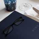 Boost Eyewear 6 Pack Reading Glasses, Traditional Black Frames, for Men and Women, with Comfort Spring Loaded Hinges, Black, 6 Pairs (+3.00)