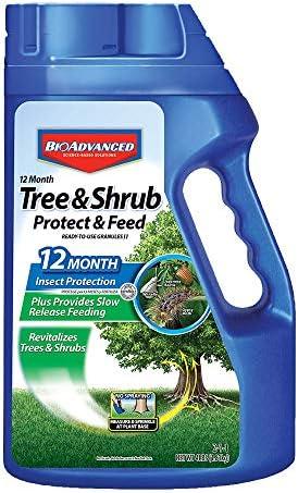 BioAdvanced 12 Month Tree and Shrub Protect and Feed II, Granules, 4 lb, Outdoor Insect Killer