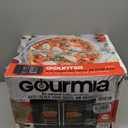 Gourmia French Door Air Fryer  25 Qt Large Capacity Convection Oven, Fryforce 360, Digital Display with 17 Cooking Presets, Bake, Toast, Roast, Dehydrate, Fits 12 Pizza (Black)