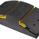 Amazon Basics 5.1" Rubber Sanding Block for Wet or Dry Sanding, Easy to Use, Black/Yellow