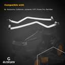 Gledewen Adjustable LH/RH Steering Drag Link Set Fit 436884 & 436885,Compatible with Husqvarna Craftsman AYP Poulan Pro Jonsered Lawn Mower Replace# 532436884 532436885 583513301 & 583513401