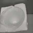 Aspen Creative 23169-01, Transitional Frosted Replacement Glass For Pendant Light/Table Lamp/Floor Lamp, 1-5/8"Fitter, 7-3/4"Diameter x 4-2/3" Height, Clear