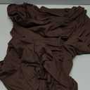 SweatyRocks Women's Ruched Mock Neck Long Sleeve T Shirt Solid Slim Fitted Tee Tops L