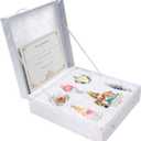 Wedding Collection Set of 6 Glass Old World Christmas Ornament 14011