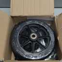 2Pcs 6 Inch Replacement Wheelchair Wheels for Walkers - Environmentally Friendly Rubber Material, Wear-Resistant PU Tires, Anti-Slip, and Durable ABS Wheel Hub (6IN Narrow 2Pcs)