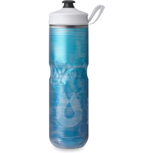HydraPak | Polar Bottle - Polar Sport Insulated Water Bottle - BPA-Free, Sport & Bike Squeeze Bottle with Handle (Pulse Blue, 700ml / 24oz)