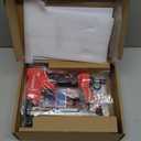 Arrow PT50 Oil-Free Pneumatic Staple, Professional Heavy-Duty Stapler for Wood, Upholstery, Carpet, Wire Fencing, Fits 1/4, 5/16, 3/8", 1/2", 9/16 Staples , Red