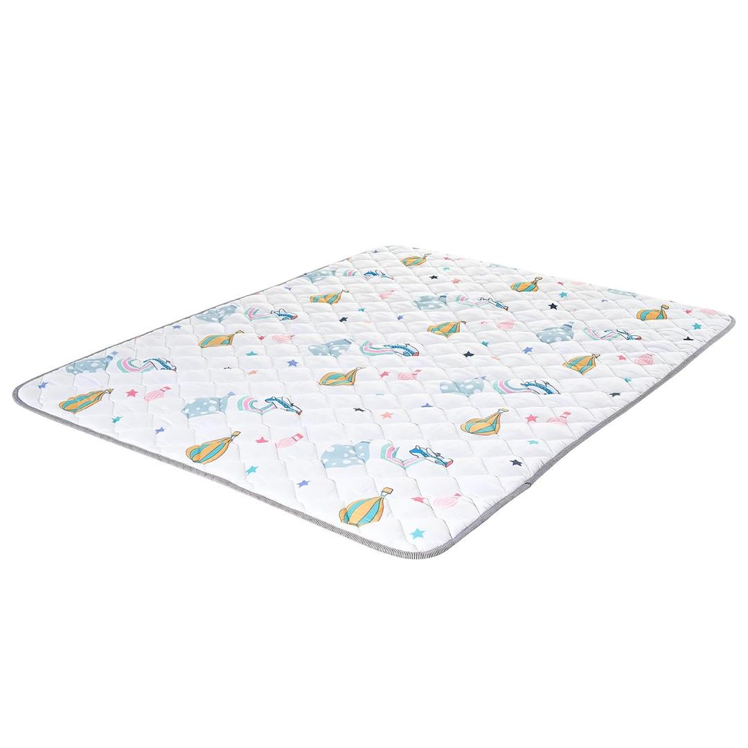 VEVOR Baby Play Mat, 59"x79" Baby Crawling Mat, Non-Slip One-Piece Soft Baby Playmat, Foldable Floor Mat, Activity Playmats for Babies,Toddlers, Infants, Machine Washable, Play & Tummy Time