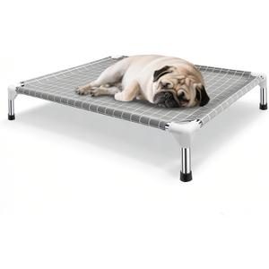 Elevated Dog Bed Pet Cot - Dog Cots Beds for Medium Dogs | Detachable Raised Cat Dog Pet Bed for Medium Dogs