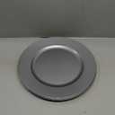 13'' Party Chargers Large Plates & Platters Great for Elegant Party's Weddings Tableware Great for Serving Dishes Silver Pack of 6