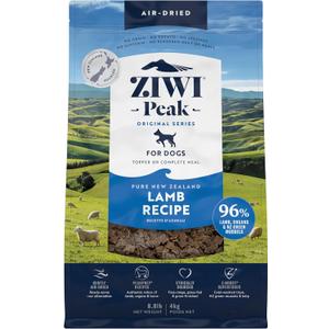 ZIWI Peak Air-Dried Dog Food  Lamb - All Natural, High Protein, Grain Free, Limited Ingredient w/ Superfoods (140.8oz) (8.8 Pound (Pack of 1))