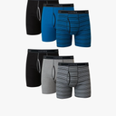 Hanes Boxer Briefs, Cool Dri Moisture-Wicking Underwear, Cotton No-Ride-up for Men, Multi-Packs 2 XL 6 Pack