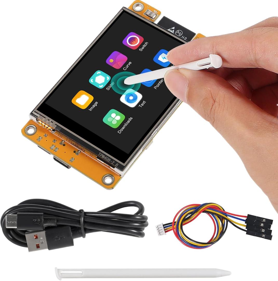 2.4" inch ESP32 Display, ESP32 Module ESP32-2432S028R WiFi+BT Dual-core TFT Module ILI9341 Driver for Arduino IoT, ESP32 Development Board 240X320 Smart LCD Display Screen