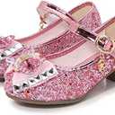 Cadidi Dinos Little Big Girl's Adorable Sparkle Princess Party Girls Dress Shoes Size 26