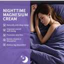 2 Pcs Magnesium Cream for Sleep, Relief Revitalizes Skin Deep Hydration Care Nighttime Magnesium Cream.